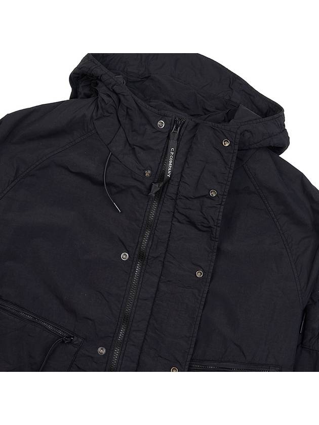 Lens Wappen Hooded Jacket Black - CP COMPANY - BALAAN 10