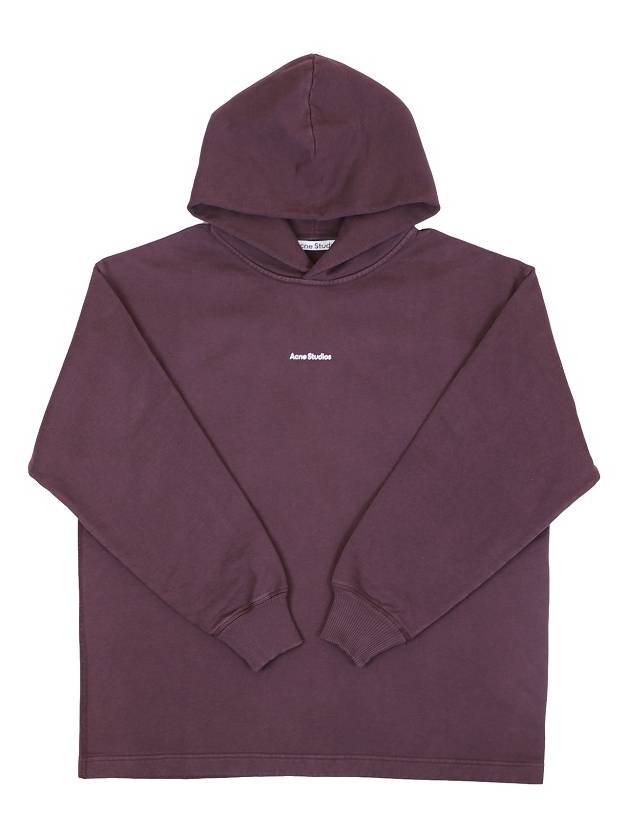 Logo Print Hooded Top Purple - ACNE STUDIOS - BALAAN 2