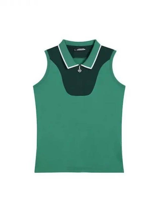 Golf Women s Sleeveless Annika Top Green Domestic Product - J.LINDEBERG - BALAAN 1