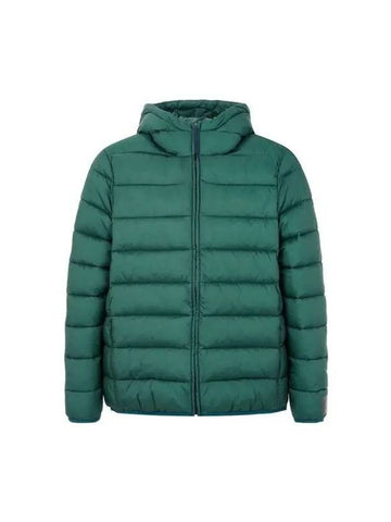 PS Nylon Hooded Padded Jacket Green - PAUL SMITH - BALAAN 1