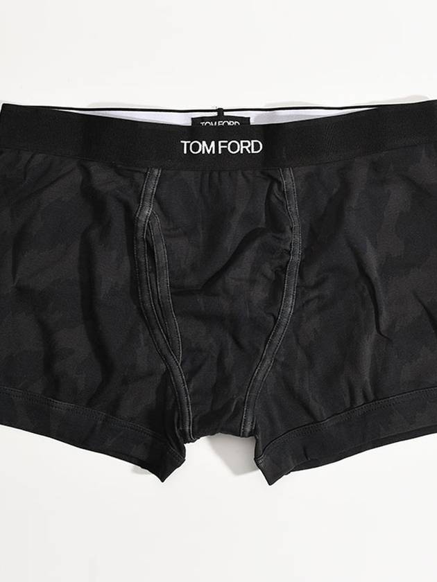 Abstract Zebra Boxer Briefs Black - TOM FORD - BALAAN 1