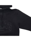 Embossed Logo Cotton Hoodie Black - VETEMENTS - BALAAN 5