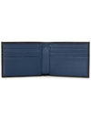 Gancini Wallet Black Fjord Blue - SALVATORE FERRAGAMO - BALAAN.