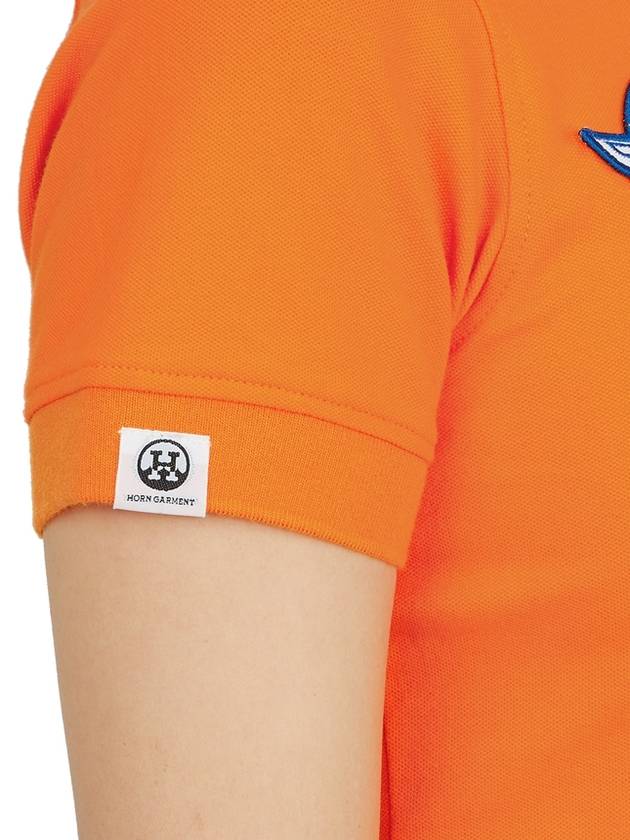 Airlines 40's Polo Short Sleeve T-Shirt Orange - HORN GARMENT - BALAAN 9