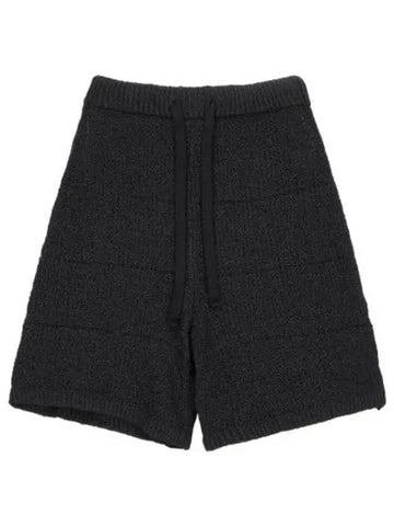 Knit Shorts Pants Black - SUNNEI - BALAAN 1