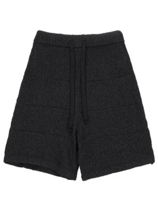 Knit Shorts Pants Black - SUNNEI - BALAAN 1