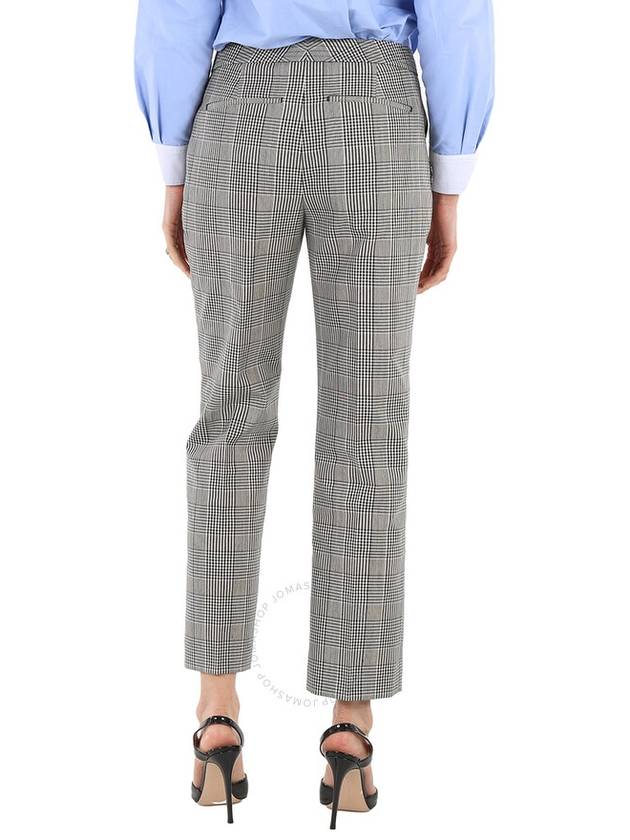 technical wool check slim fit pants - BURBERRY - BALAAN 3