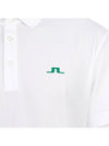 Men's Liam Regular Fit Long Sleeve PK Shirt White - J.LINDEBERG - BALAAN 9