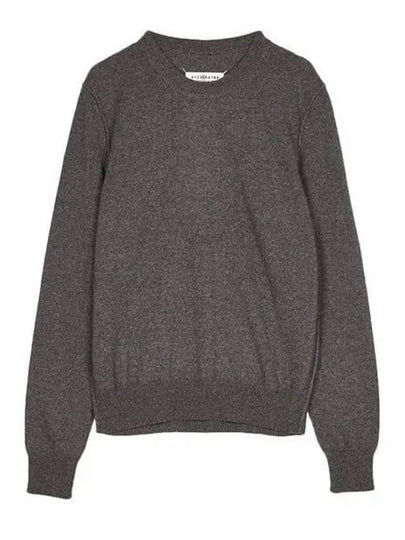 Back Stitch Cashmere Knit Top Grey - MAISON MARGIELA - BALAAN 2