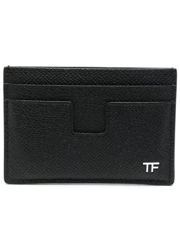 Logo Card Wallet Black - TOM FORD - BALAAN.