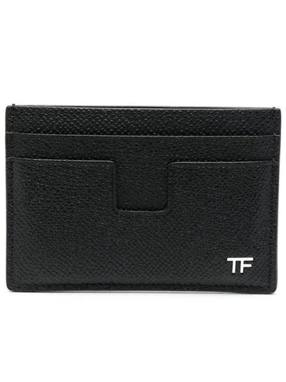 Logo Card Wallet Black - TOM FORD - BALAAN 2