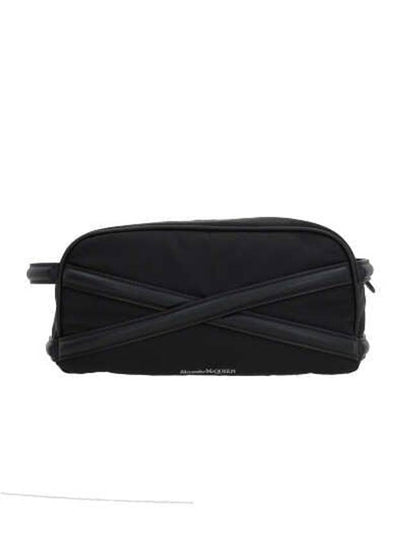 Logo Harness Travel Pouch Bag Black - ALEXANDER MCQUEEN - BALAAN 2