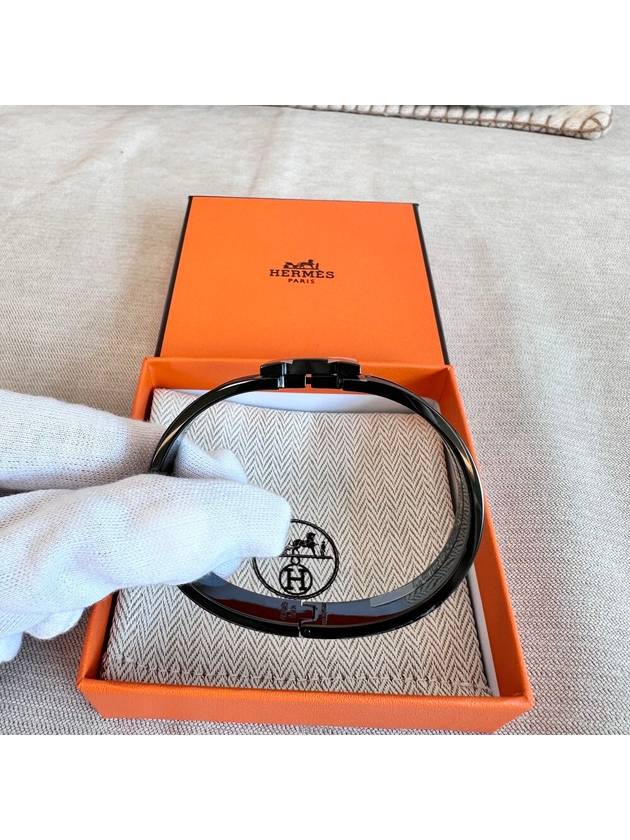 Clic HH So Bracelet Black - HERMES - BALAAN 4