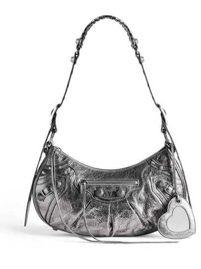 Le Cagole Small Shoulder Bag Silver - BALENCIAGA - BALAAN 2