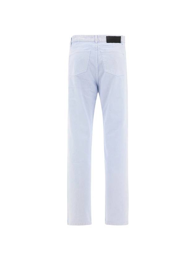 Men's Mattiussi Straight Pants Light Blue - AMI - BALAAN 3