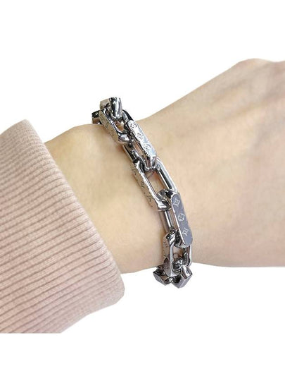 Monogram Chain Bracelet Silver - LOUIS VUITTON - BALAAN 2