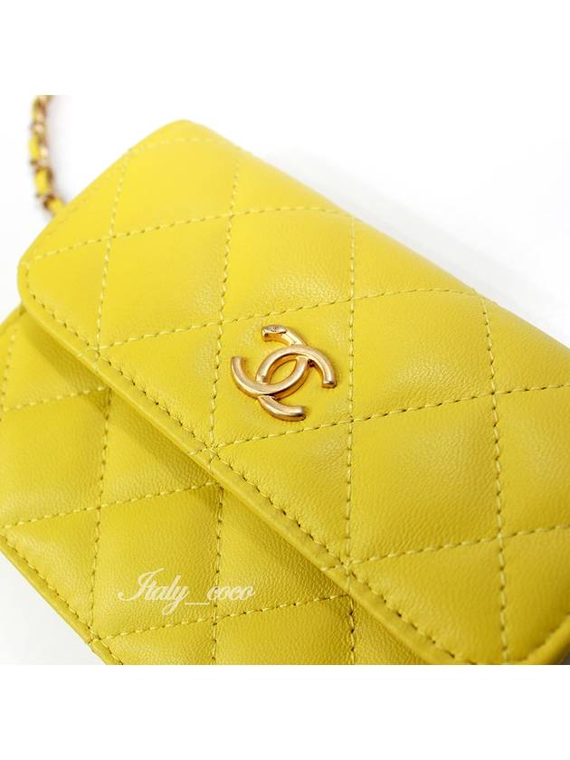 Classic gold ball mini cross bag yellow vintage gold AP1628 B02916 NL296 - CHANEL - BALAAN 8