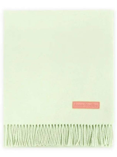 Wool Fringe Muffler Pale Green - ACNE STUDIOS - BALAAN 2