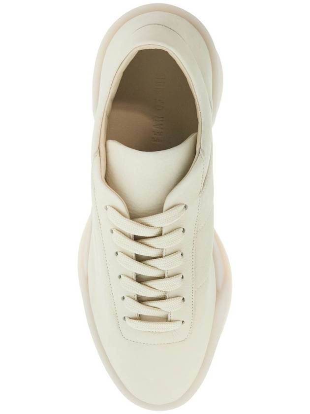 beige leather low minimalist aerobic sneakers - FEAR OF GOD - BALAAN 2