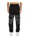 Chain Cargo Track Pants Black - VERSACE - BALAAN 2