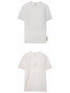 Label Logo Cotton Short Sleeve T-Shirt White - ACNE STUDIOS - BALAAN 6