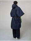 Hooded Cape Navy - ATHPLATFORM - BALAAN 8