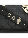 Lady Bag Small Black Cannage Sheepskin M0538ONGE Top Handle - DIOR - BALAAN 6