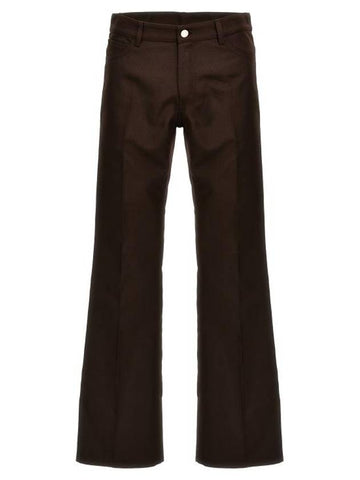 Straight Pants 323CPA021PL00561983 Brown - COURREGES - BALAAN 1