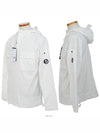 Lens Wappen Shirt Anorak White - CP COMPANY - BALAAN.