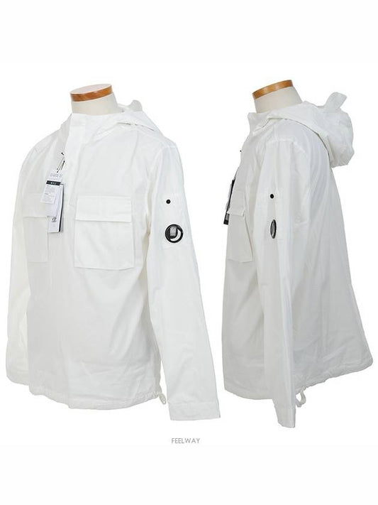 Lens Wappen Shirt Anorak White - CP COMPANY - BALAAN 2