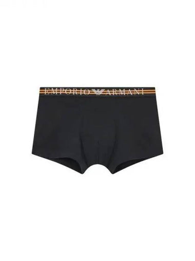 UNDERWEAR Men s Double Line Logo Banding Drawn Black 270757 - EMPORIO ARMANI - BALAAN 1