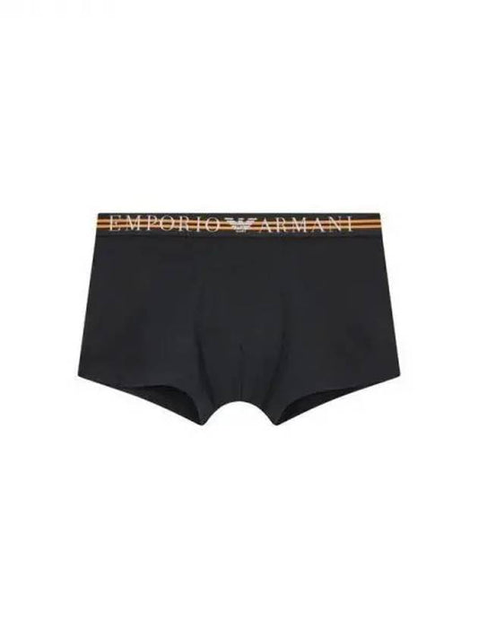 UNDERWEAR Men s Double Line Logo Banding Drawn Black 270757 - EMPORIO ARMANI - BALAAN 1