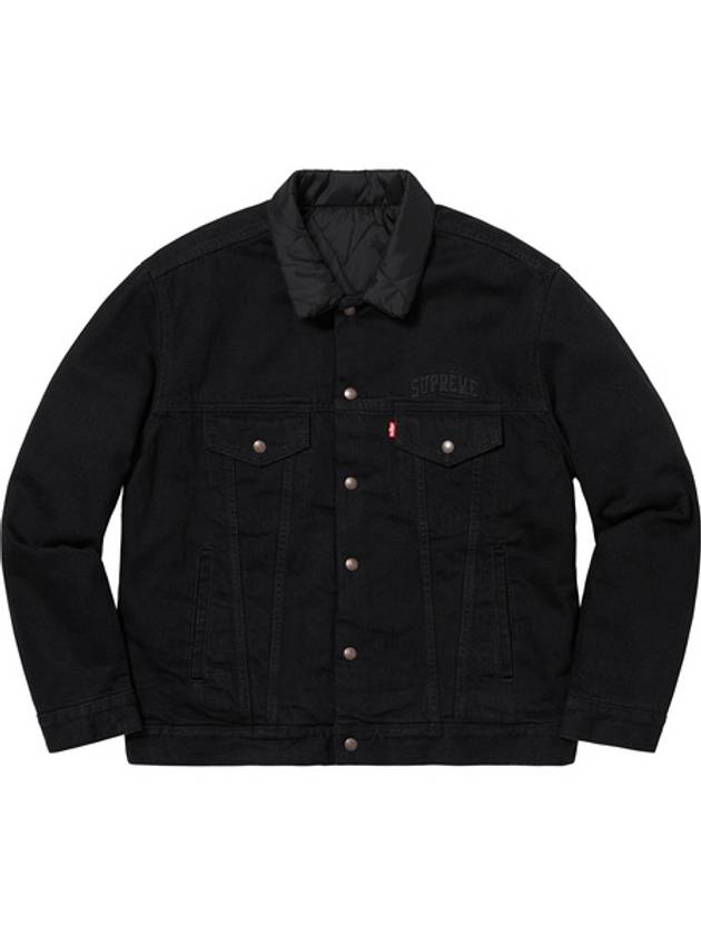 x Levis quilted reversible trucker denim jacket levis trucker jacket - SUPREME - BALAAN 3