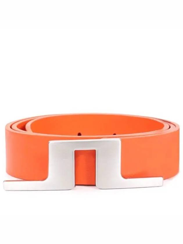 Betsy Leather Belt Tangerine Tango - J.LINDEBERG - BALAAN 2