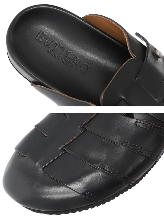 Sabot Glamping Sandals B10250 NERO 01 Men's Slippers - BUTTERO - BALAAN 4