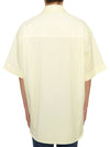 Men's Short Sleeve Shirt SORONO SNM 883 PARCHMENT - STUDIO NICHOLSON - BALAAN 3