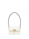 Small Rockstud Detail Leather Shoulder Bag White - VALENTINO - BALAAN 2