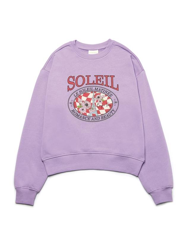 Brushed Options Soleil Vintage Eiffel Sweat Shirts LAVENDER - LE SOLEIL MATINEE - BALAAN 1