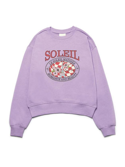 Soleil Vintage Eiffel Sweatshirt Lavender - LE SOLEIL MATINEE - BALAAN 2