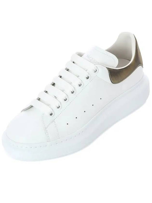 Oversole Gold Tab Low Top Sneakers White - ALEXANDER MCQUEEN - BALAAN 2