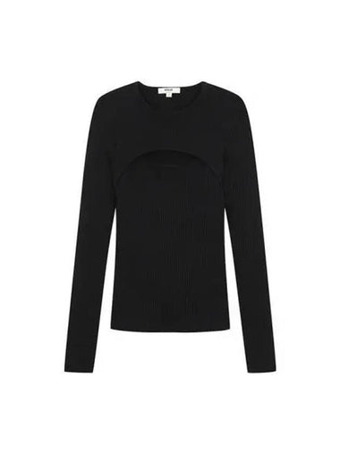 t shirt women knit top long sleeve - AGOLDE - BALAAN 1