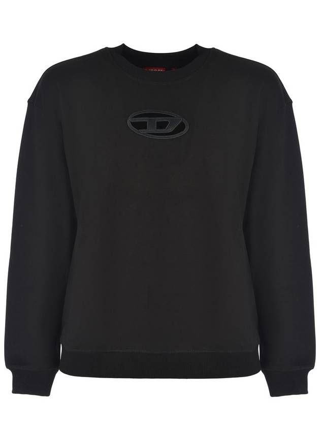 S Boxt OD Cut Out Oval D Logo Sweatshirt Black - DIESEL - BALAAN 2