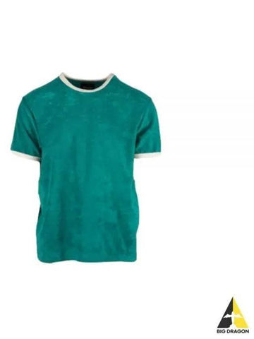 HOWLIN 24 AMNESIA GREEN BLISS terry t shirt - HOWLIN' - BALAAN 1