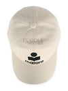 Tyron Embroidered Logo Ball Cap Ecru - ISABEL MARANT - BALAAN 8