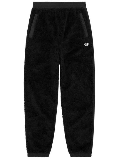 Fleece Nylon Track Pants Black - DIESEL - BALAAN 2