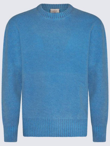 Altea Blue Wool Knitwear - ALTEA - BALAAN 1