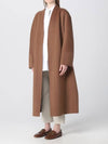 Virgin Wool Single Coat Brown Bronze - S MAX MARA - BALAAN 5