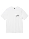 fuzzy dice t shirt white women - STUSSY - BALAAN 2