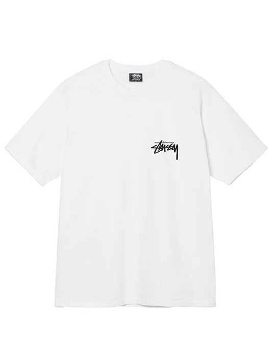 Fuzzy Dice T Shirt White Men - STUSSY - BALAAN 2