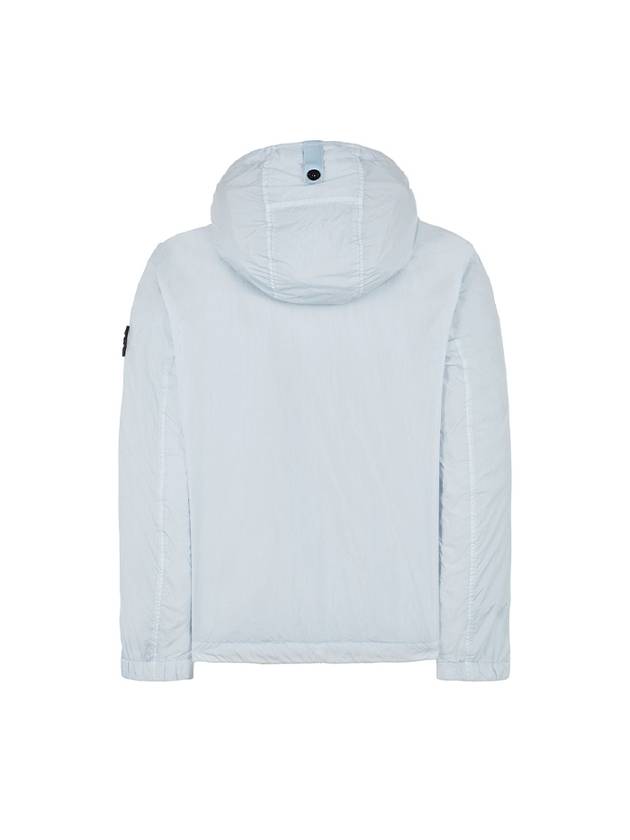 Crinkle Reps Hooded Jacket Sky Blue - STONE ISLAND - BALAAN 3